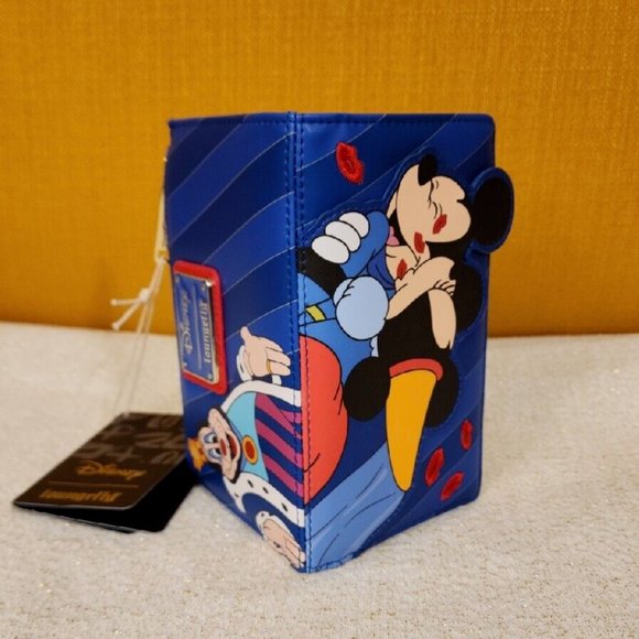 Loungefly Disney Brave Little Tailor Minnie and Mickey Mouse Flap Wallet NEW - Picture 14 of 14